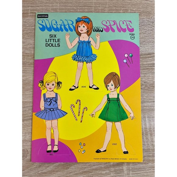 VINTAGE Sugar and Spice Paper Dolls - Picture 1 of 9